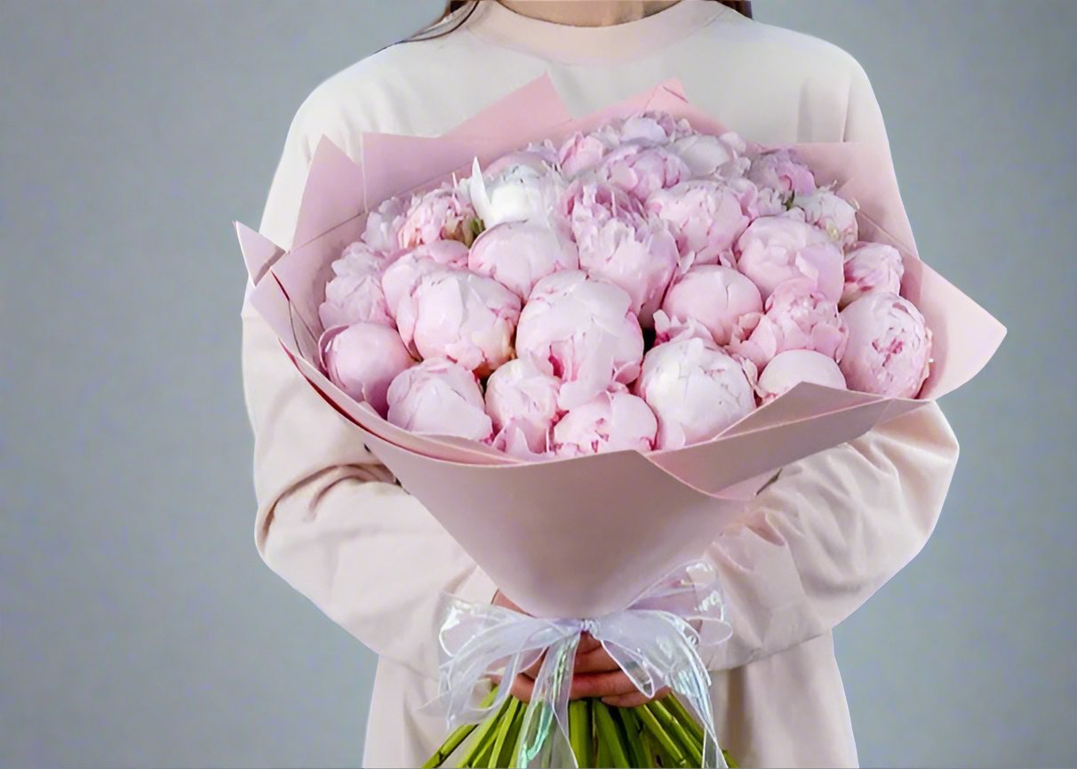 Peony Marshmallow. 30 exquisite peonies.